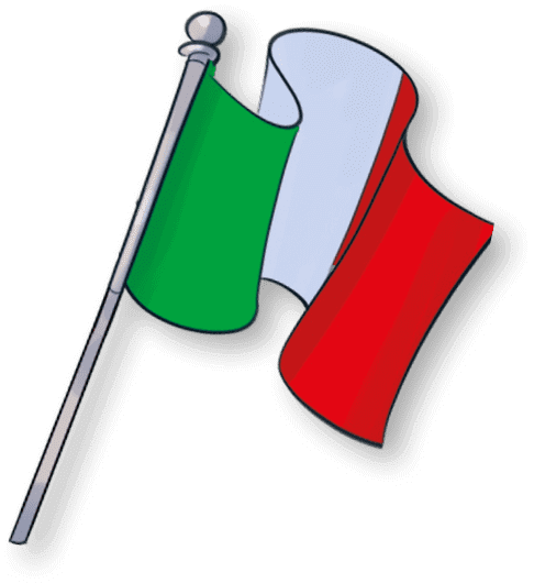 bandiera italia sinistra